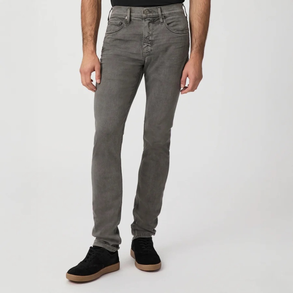 VINTAGE‎ VOLCANIC ASH (GRAY) - SLIM FIT TRANSCEND JEANS - PAIGE